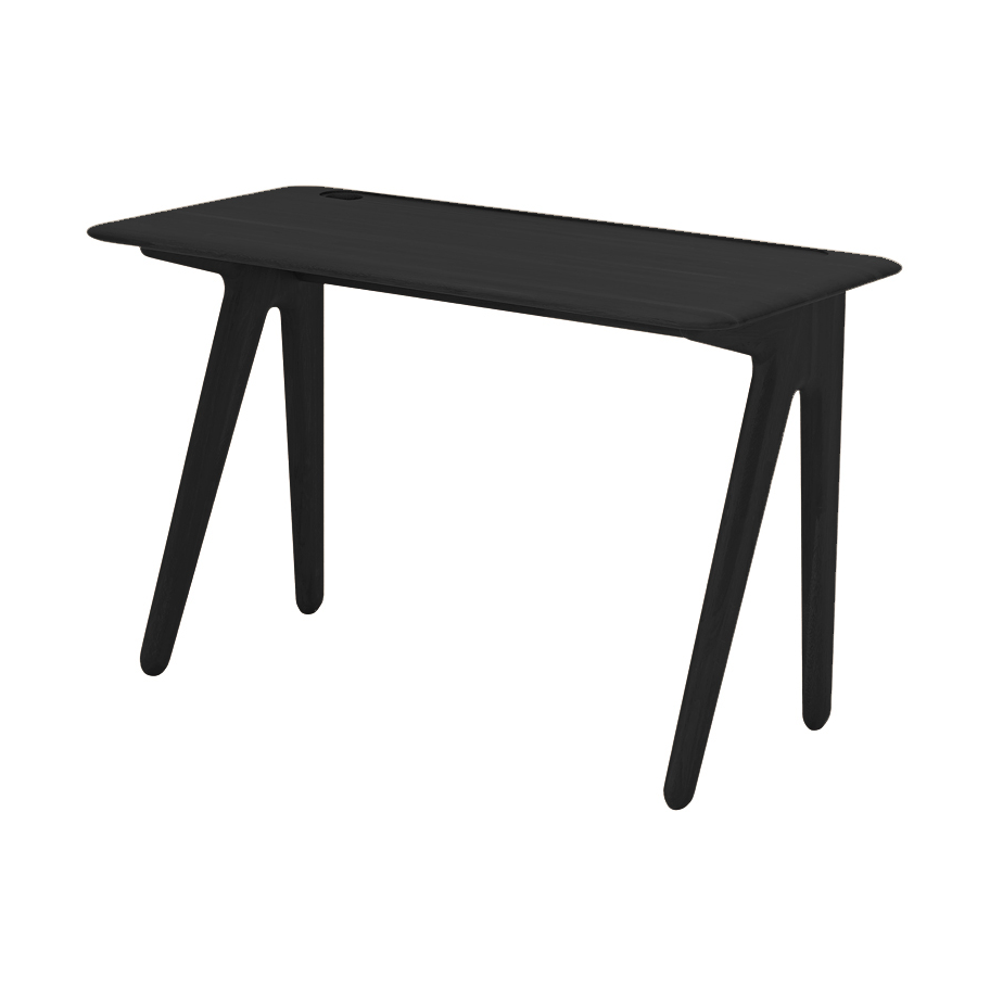 Slab Individual skrivbord 60x120 cm, Black oak