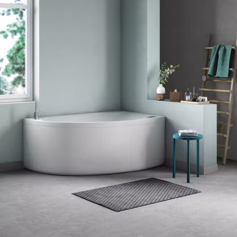 Bubbelbadkar Comfornette Madrid Utförande: Vänster, Utan Blandare, Massagesystem: Premium
