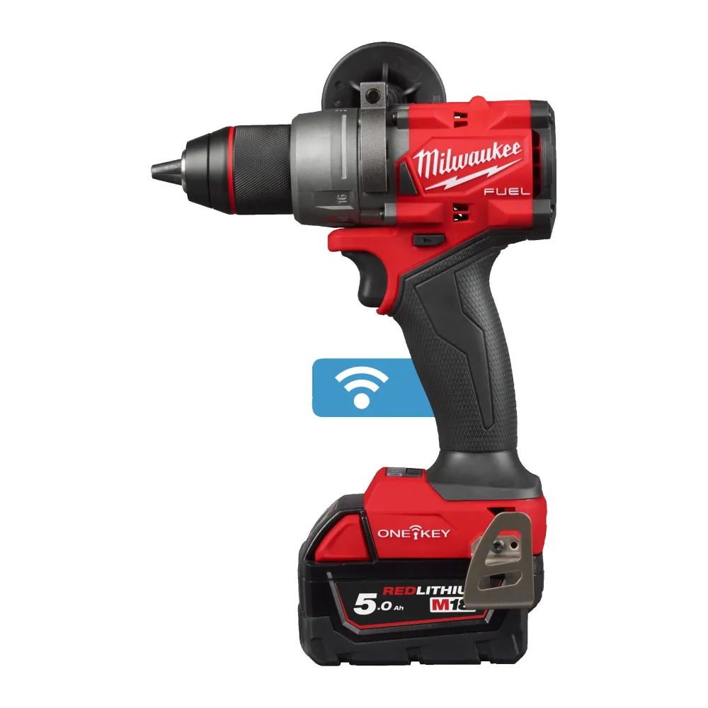 Milwaukee M18 ONEPD3-502X Slagborrmaskin med batteri och laddare