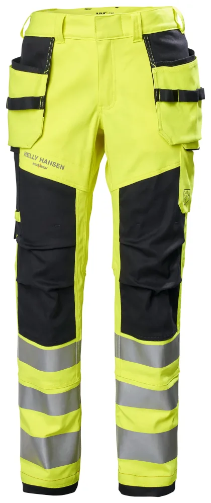 Helly Hansen Workwear Fyre Arbetsbyxa svart/Hi-Vis gul Storlek D116