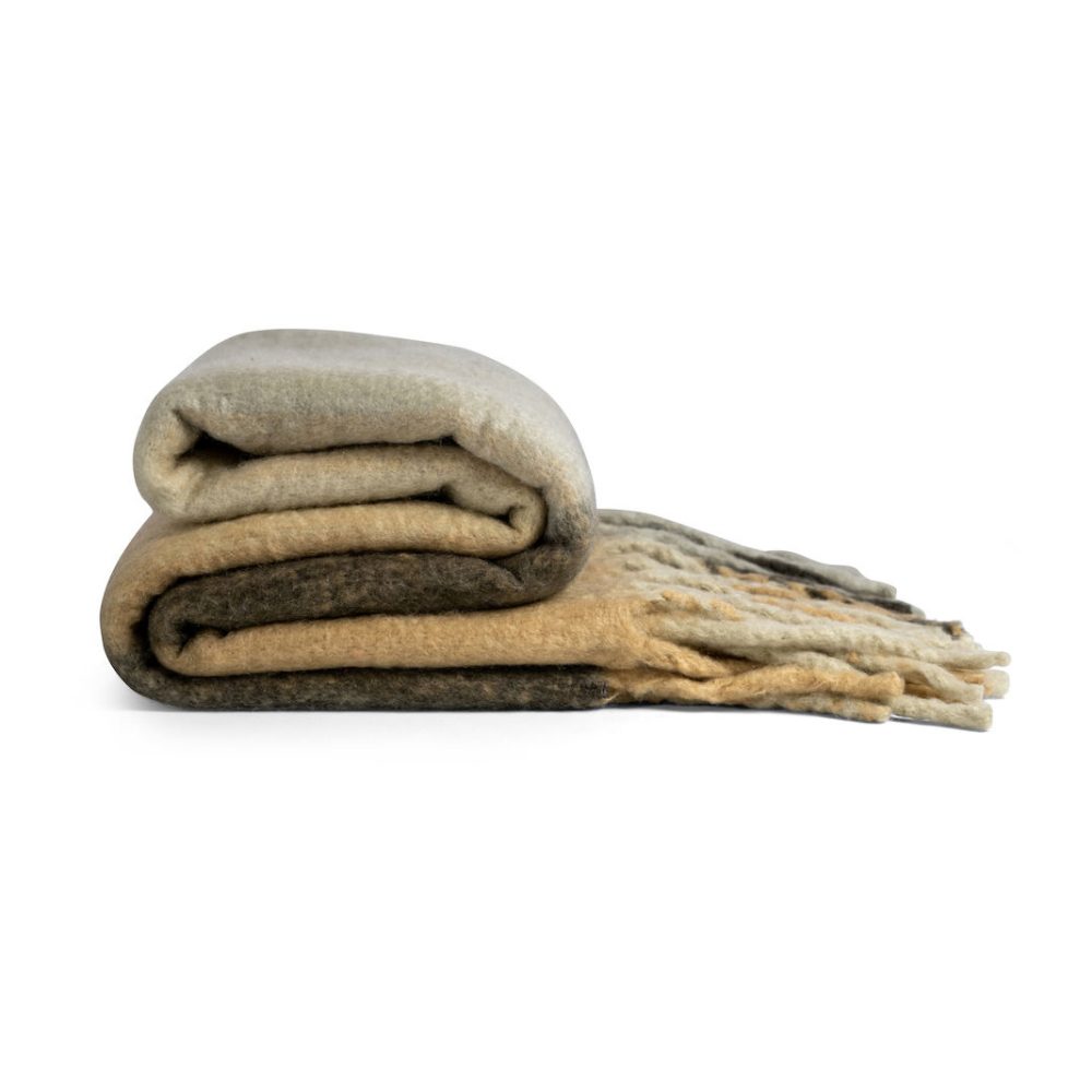 Check pläd, Mixed beige