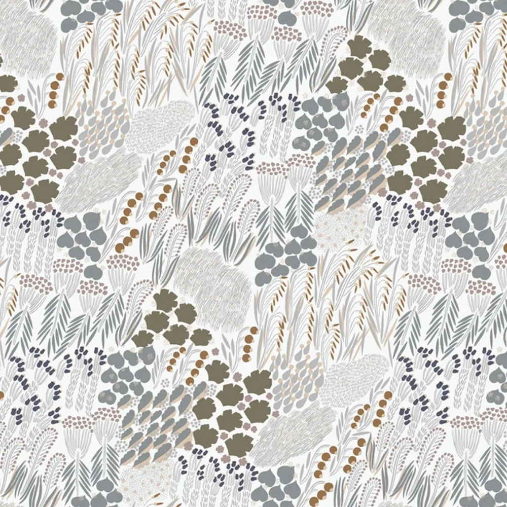 Marimekko 6 Pieni Letto 25145 Grå Tapet - Midbec | Stuvbutiken - Bild 2