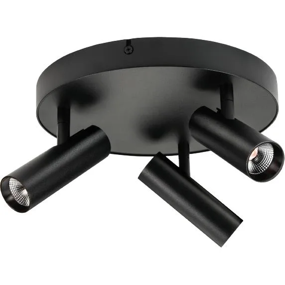 SG Armaturen Tube Micro Trio Takarmatur LED, 18W, 3000K Svart - Bild 2