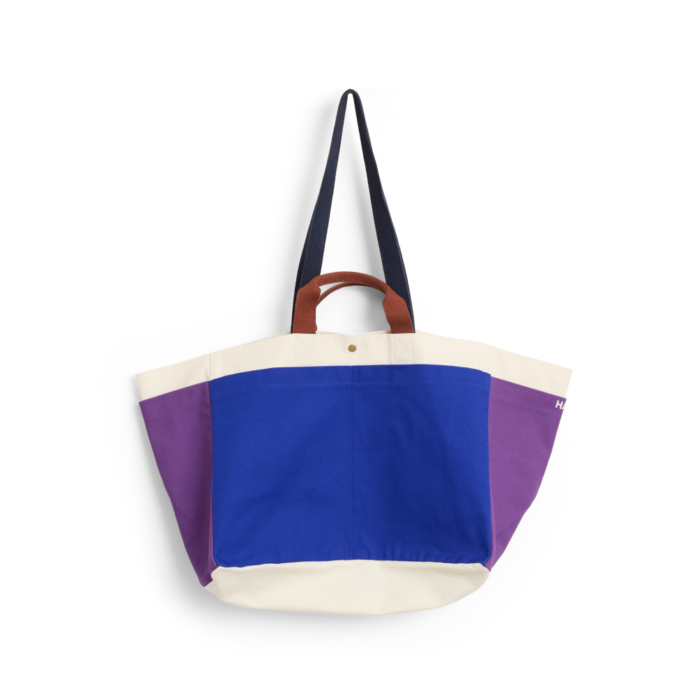 Weekend Bag Organic väska M, Electric blue multi