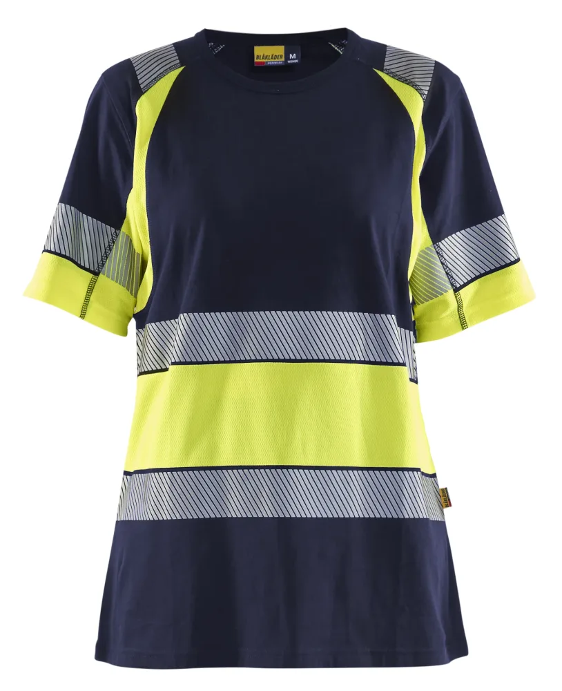 Blåkläder 341010309955M T-shirt varsel, svart/röd Svart/röd