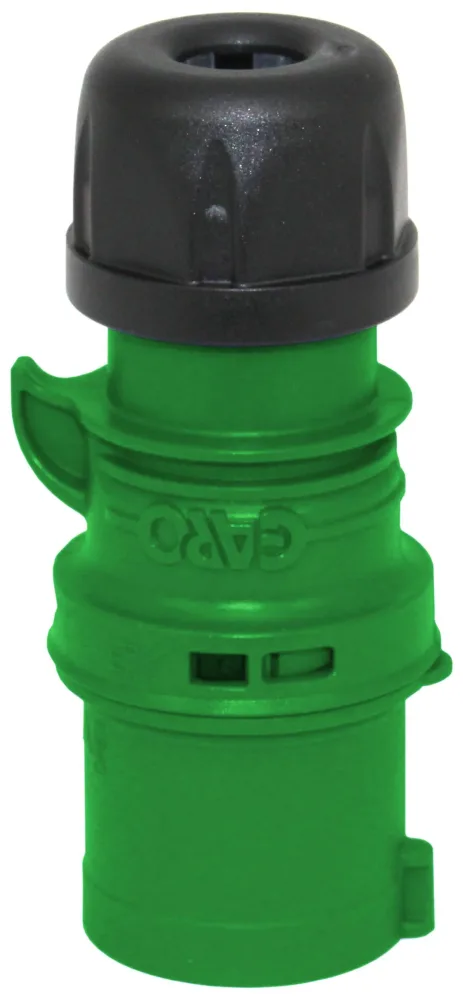 Garo P 332-5 S Stickpropp IP44, 4-polig, 32A Svart, 5 h