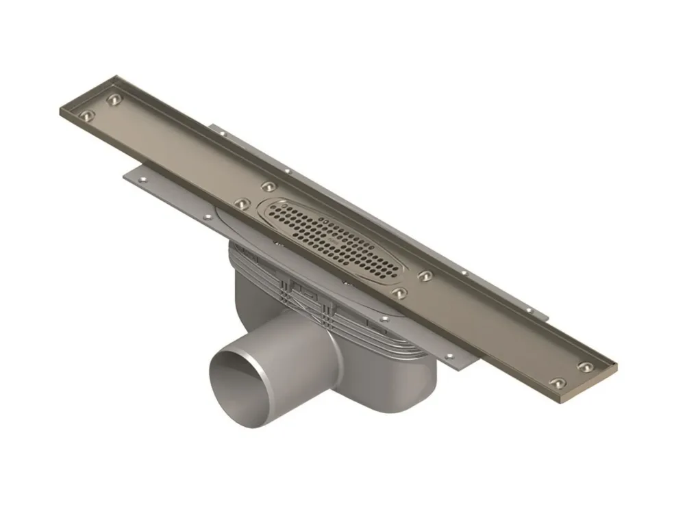 Purus Line 7114669 Golvbrunn 1200 mm, sidoutlopp