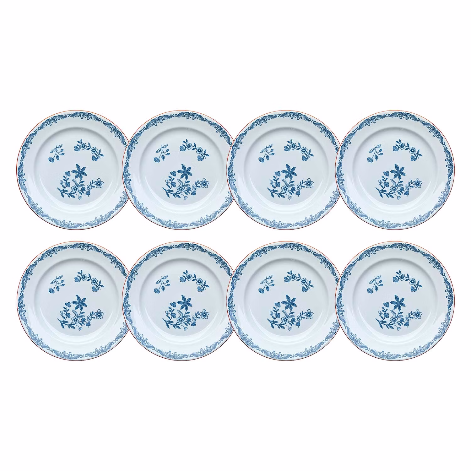Ostindia Tallrik 27 cm, 8-Pack