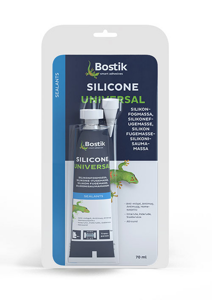 FOGMASSA BOSTIK SIL UNIV TRANSP 70ML, TRANSPARENT 0,07L