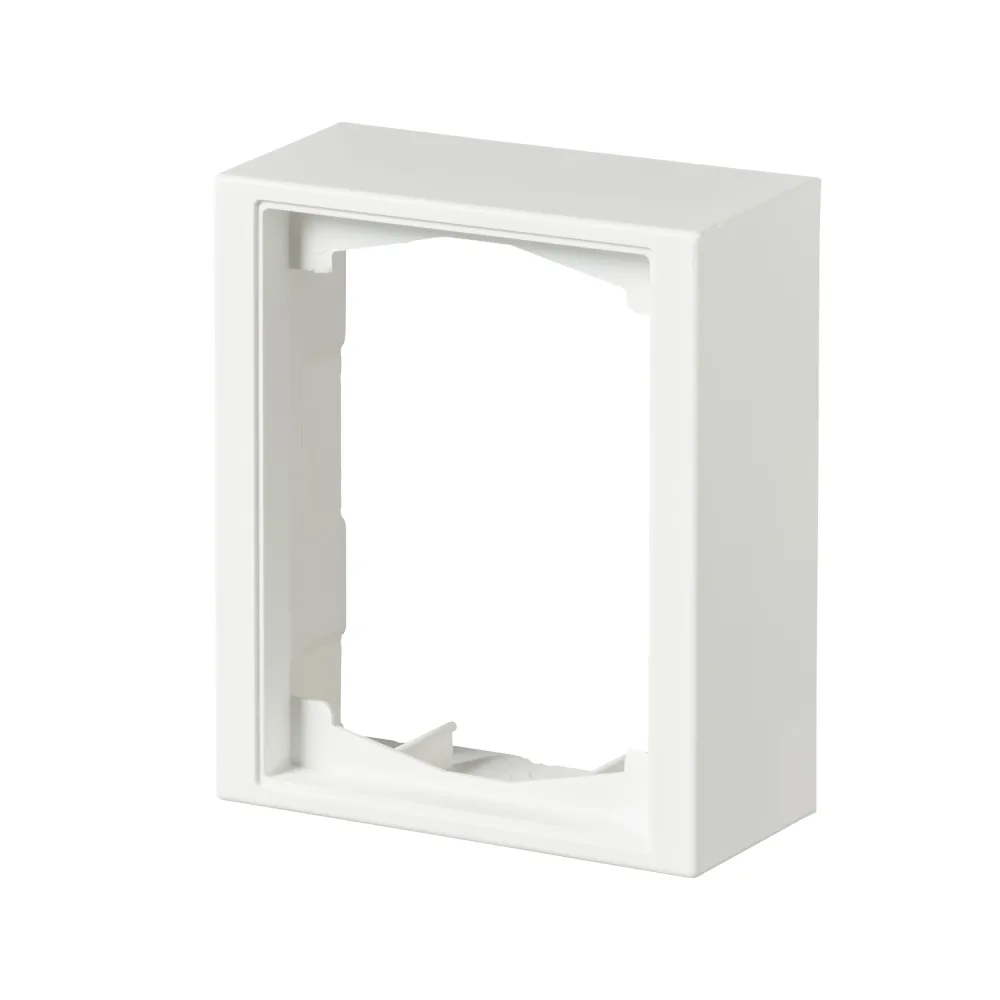 ABB 1722S100-884 Förhöjningsram 100 x 40 mm, vit 2-fack