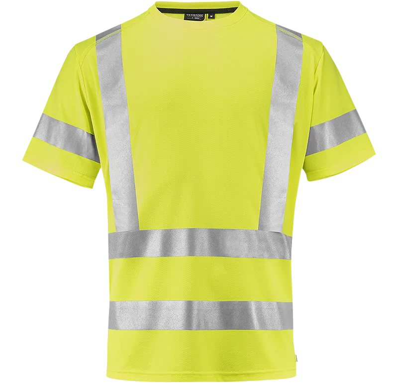 Texstar TS23 T-shirt gul, varsel 5XL