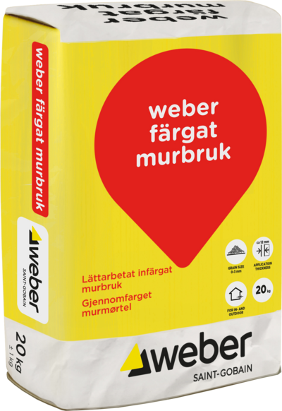 MURBRUK WEBER FÄRGAT KS-STEN M2,5 14866 20KG