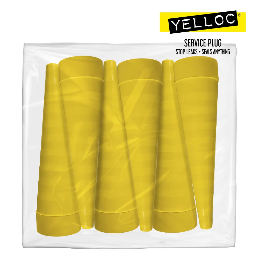 Yelloc XL Serviceline Serviceplugg refill, 6-pack, 13-42 mm