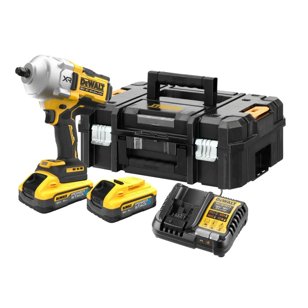 Dewalt DCF961H2T-QW Mutterdragare med batteri och laddare