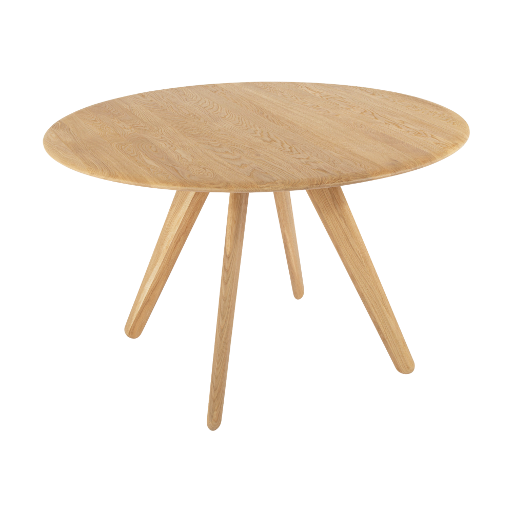Slab runt bord large Ø120 cm, Natural