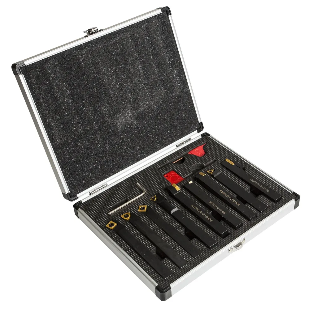 PELA 492752 Svarvstålsats 9 delar, PRO 12 mm