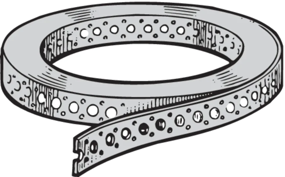 ESSVE 396660904 Galvband förzinkat, 20 MY 25x1,5 mm, 10 m