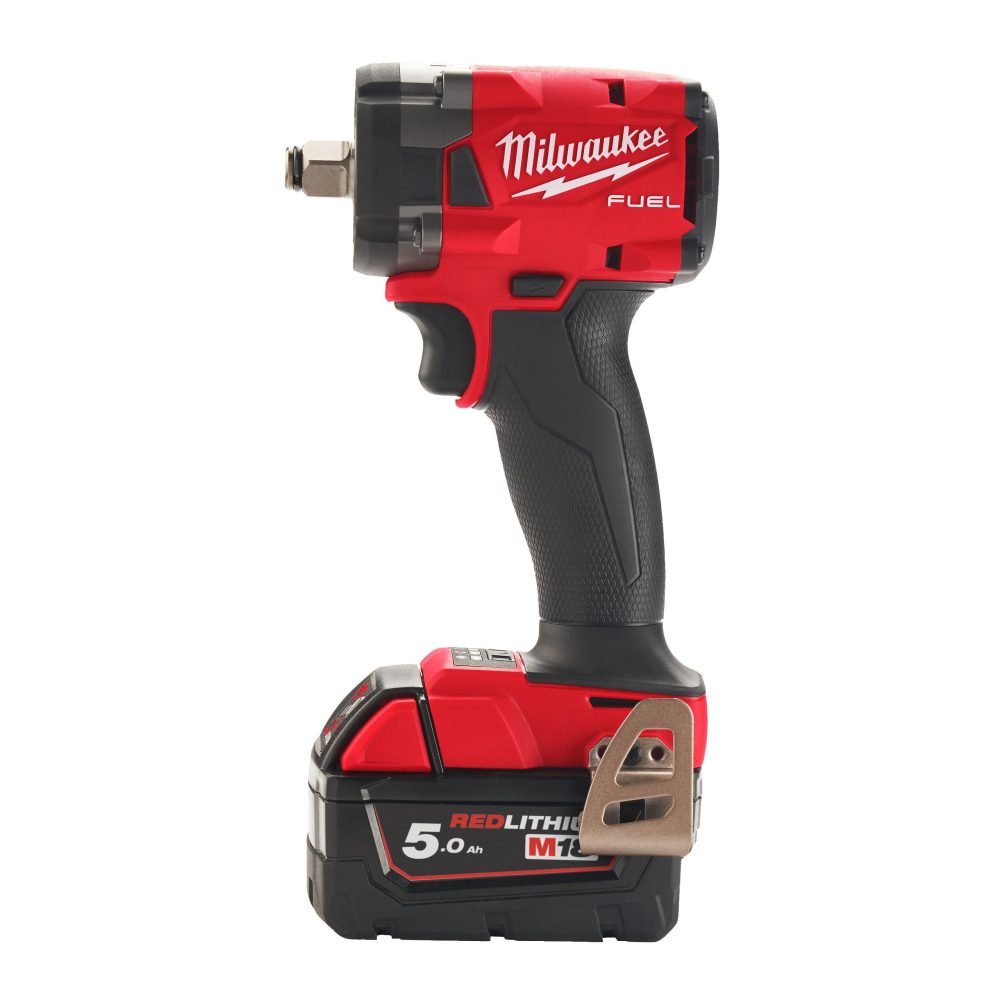 Kjøp Milwaukee Muttertrekker 1/2", M18 FIW2F12-502X, inkl. 2x5 Ah batterier og lader