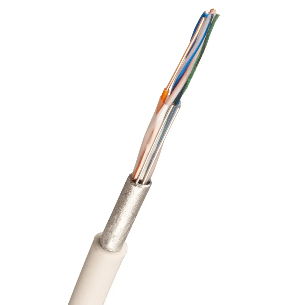 Nexans ELAQBY Telekabel vit, 2x2x0,6 mm 500 m