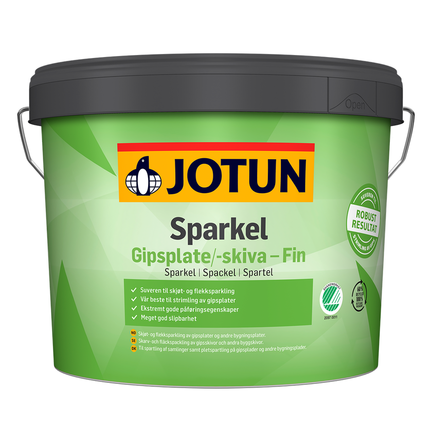 Spackel Gipsskiva - Fin 10 L