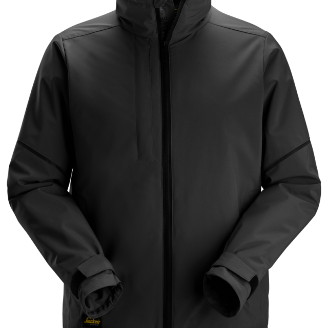 FLEECEFODRAD SNICKERS WORKWEAR JACKA AW WS, SVART STL: L