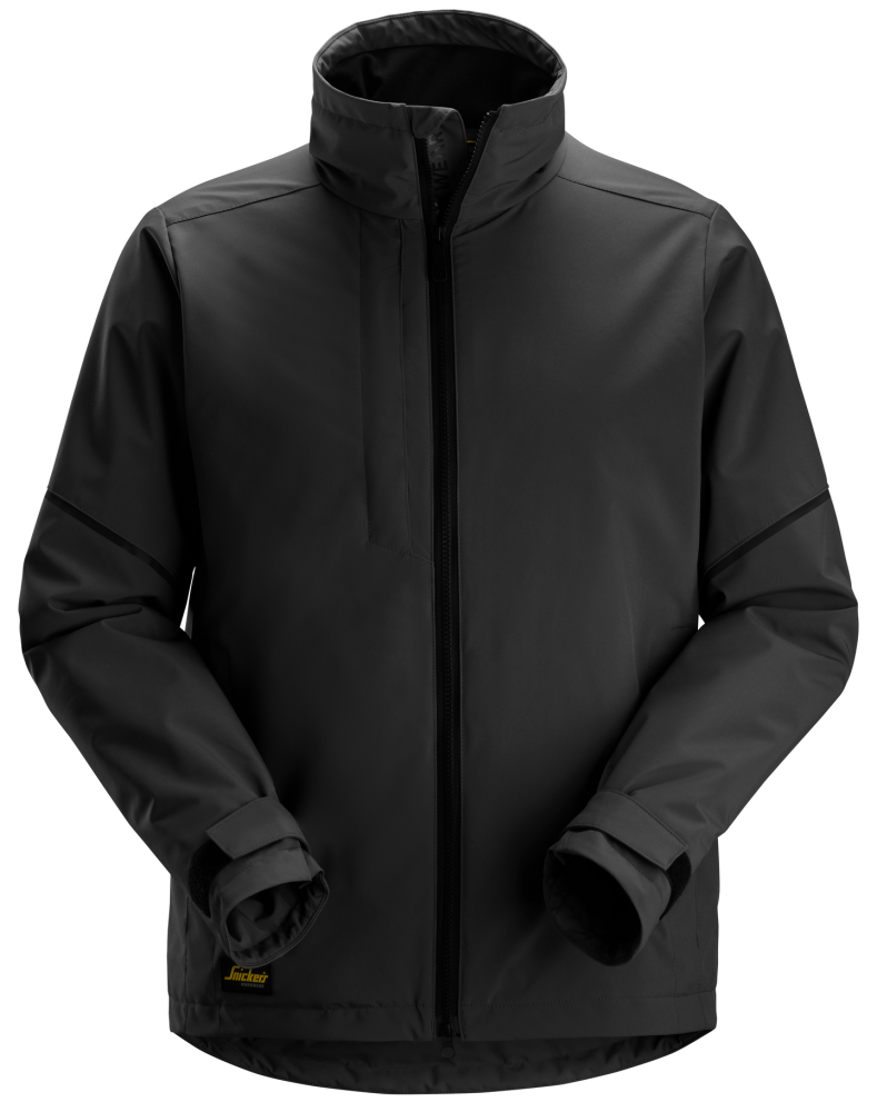 FLEECEFODRAD SNICKERS WORKWEAR JACKA AW WS, SVART STL: L