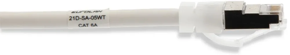 Eurolan 21D-S6A-07WT Patchkabel 1 x RJ45, 6 A 7 m - Bild 2