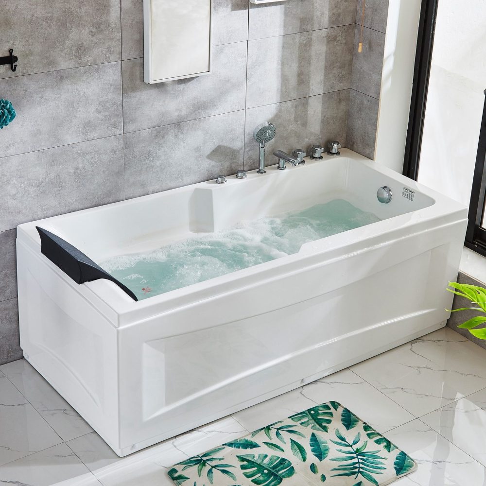 Bubbelbadkar i modern design | BK-001 Vänster