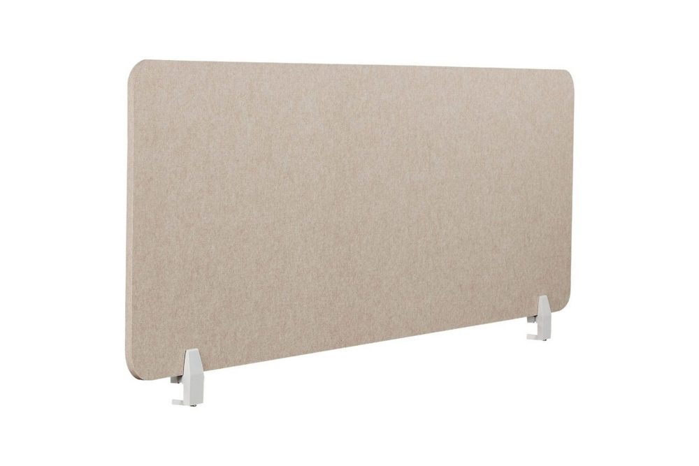 Skiljevägg för skrivbord Split Beige, 160x1x50 cm