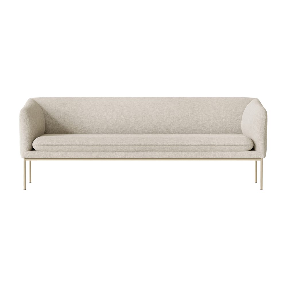 Turn soffa 3-sits, Cashmere-boucle