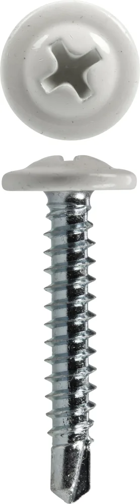 FIXX 1531681 Montageskruv 4.2 mm, borrspets, vit 25 mm, 500-pack - Bild 2