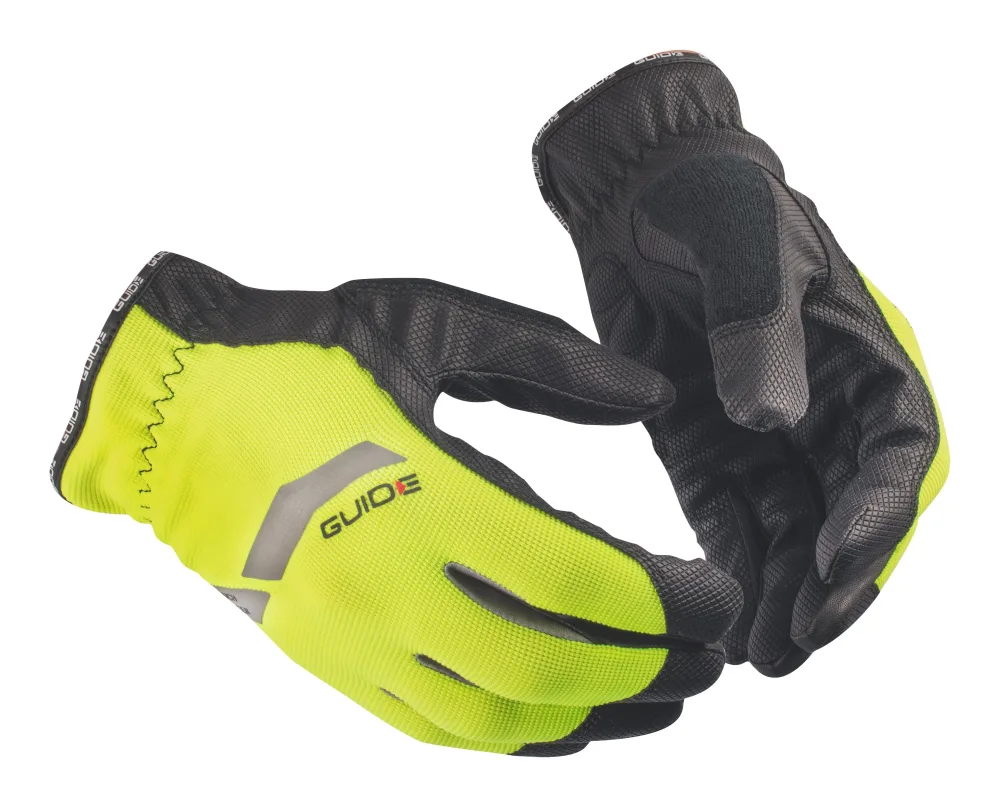 Guide Gloves 5121 Handske Hi-Viz, touch, syntet 8