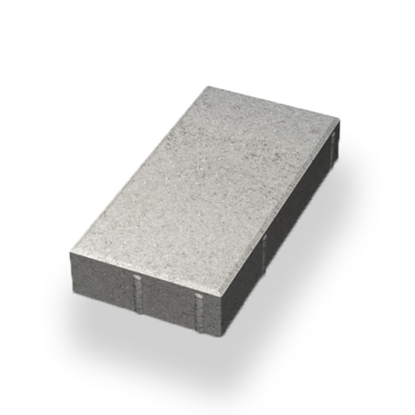 PLATTA BENDERS SLÄT B 35X17,5X6 GRÅ, GRÅ B 350X175X60MM
