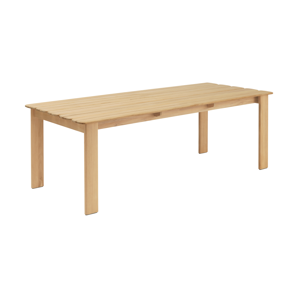 Assemble bord, Teak, 220x92 cm