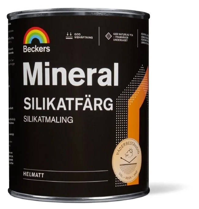 Beckers Mineral Silikatfärg helmatt Valfri kulör