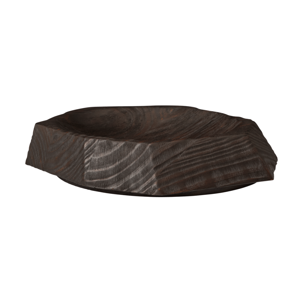Koh centrepiece dekorationsfat, Dark brown, 35 cm