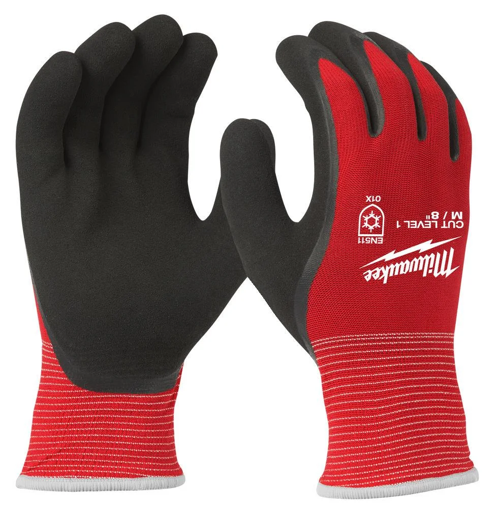 Milwaukee 1/A Vinterhandske varmfodrad, latexhandske, 12-pack, CL1/A M/8
