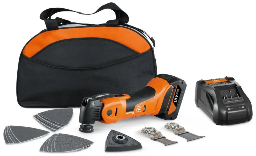 Fein MultiMaster AMM 700 Max AS Multiverktyg med batteri och laddare