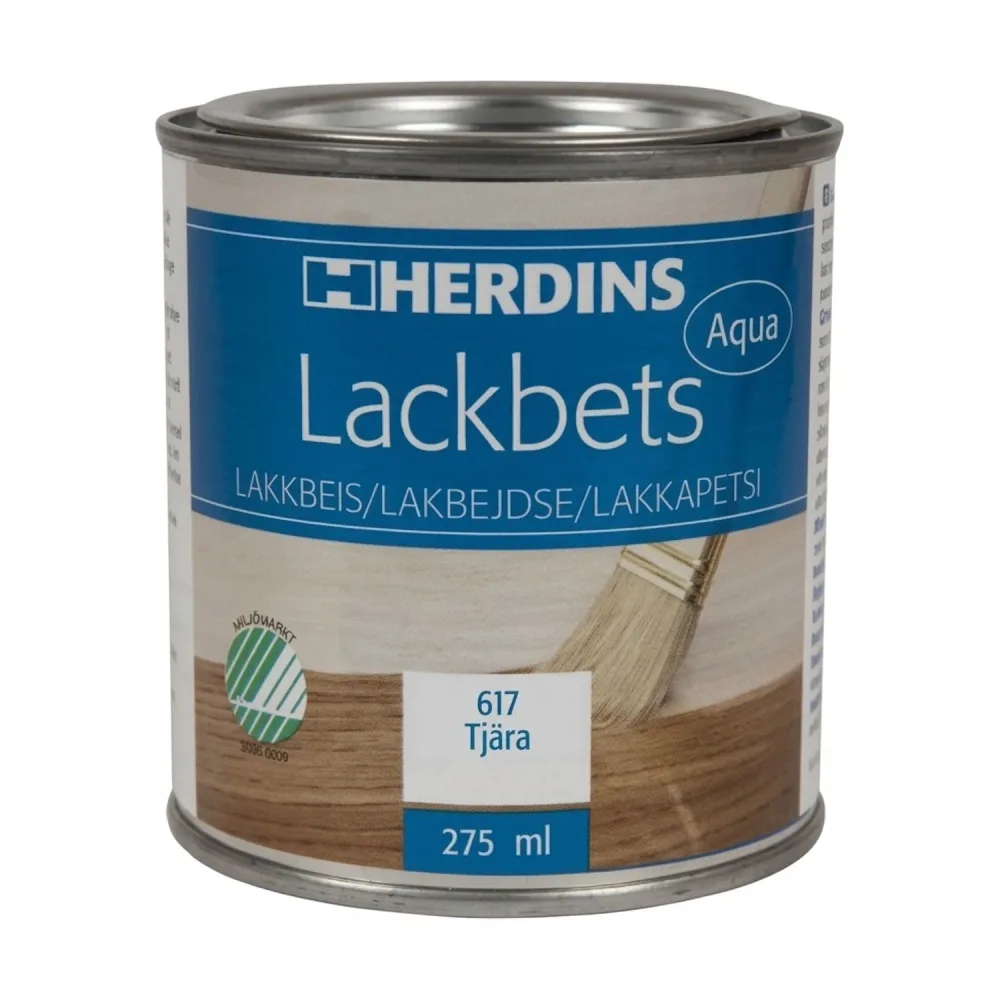 Herdins Lackbets Aqua 617 Tjära 275ml | Handla Online
