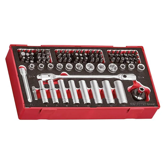 Teng Tools TEA1487 Bitssats 87 delar