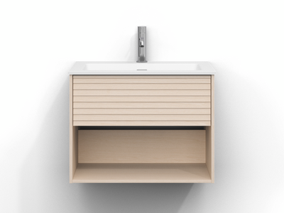 EPOS SVEDBERGS TVÄTTSTÄLLSSKÅP 60 V.ASK 1L JAL, 1LÅD PUSH 60X45X45CM