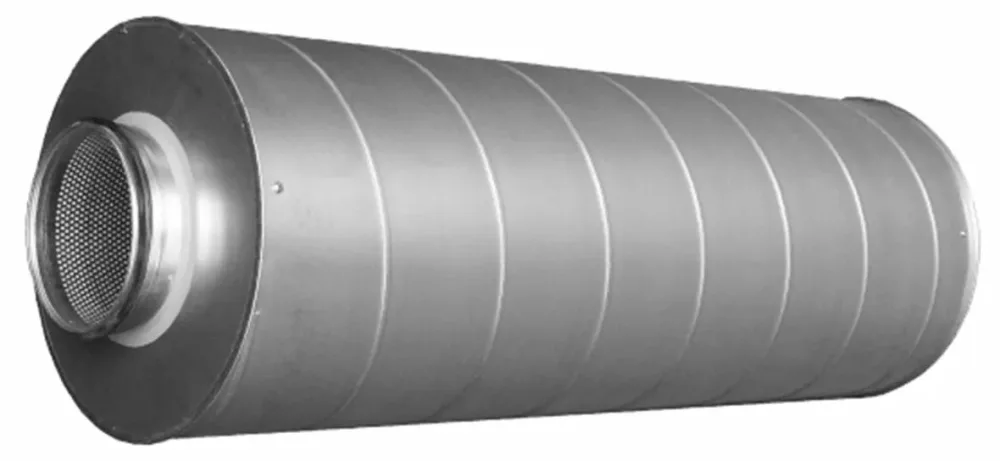 Grundström TOC-50-315-900 Ljuddämpare rund anslutning Ø 315, 900 mm