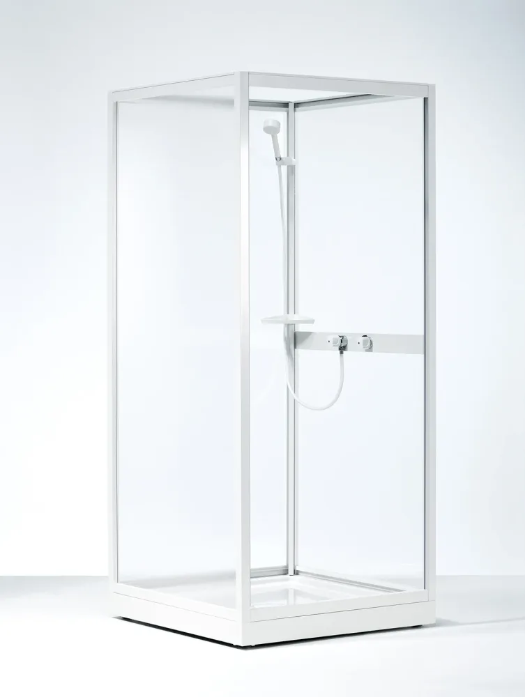 Contura Next NK 88 VS Duschkabin vit, i styrén 800x800 mm - Bild 2