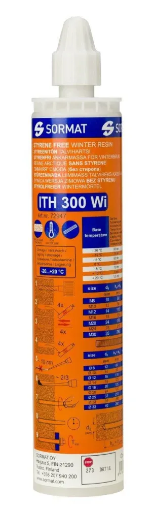 Sormat ITH 300 Wi Ankarmassa vinter 300 ml - Bild 2