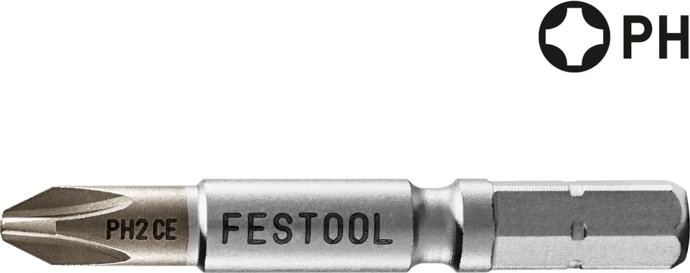 Festool PH 1-50 CENTRO/2 Bits 50 mm, 2-pack PH 1