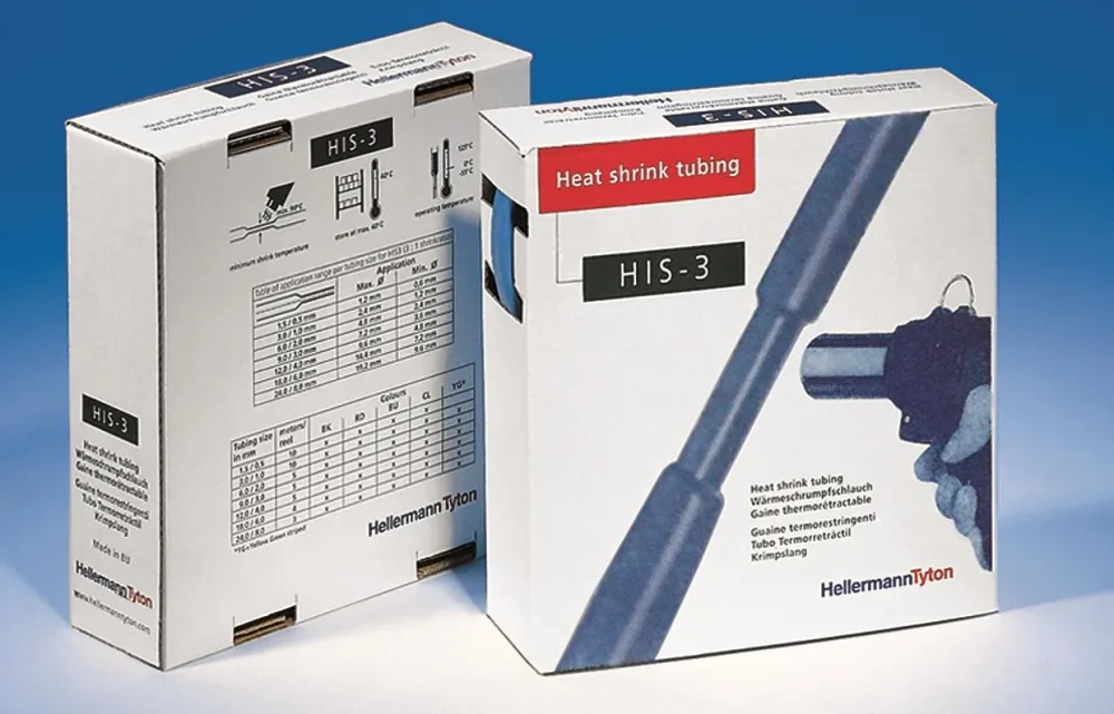 Hellermann Tyton HIS-3 Krympslang 3/1 mm, 10 m Röd