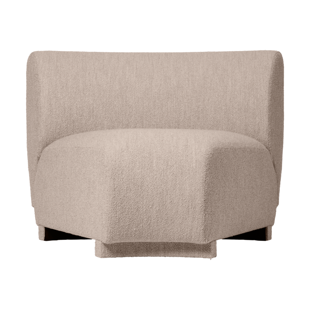 Rico soffmodul corner 45 Soft Bouclé, Natural