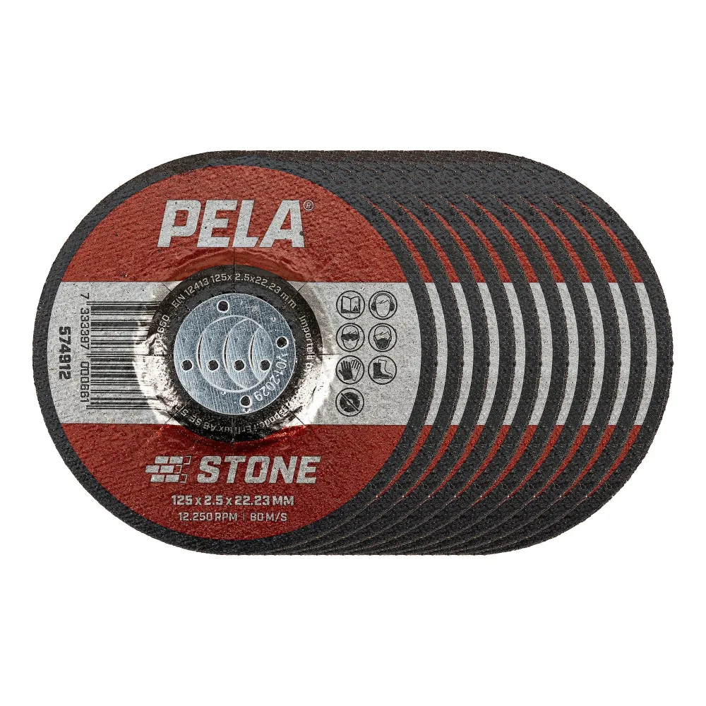 PELA 574912 Kapskiva för sten, 125x2,5x22,23 mm 1 styck - Bild 2