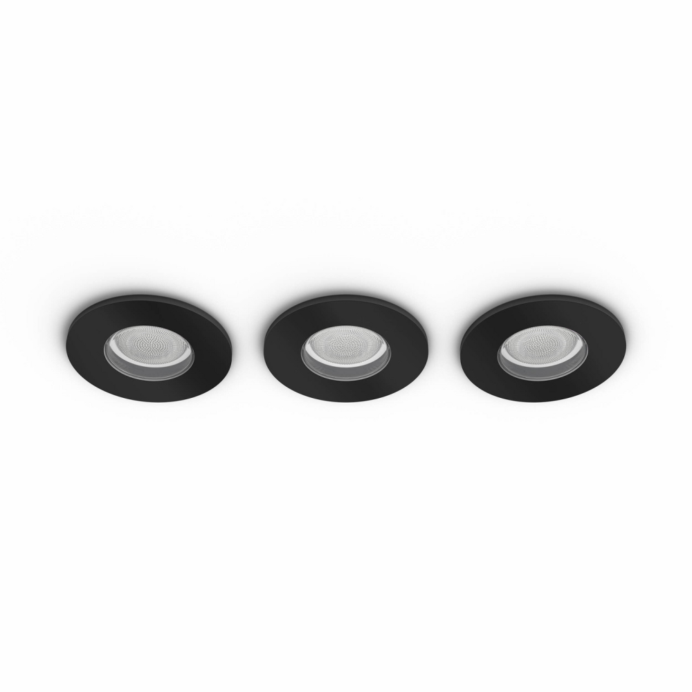 PHILIPS HUE BADRUMSSPOT XAMENT O 3P SVART