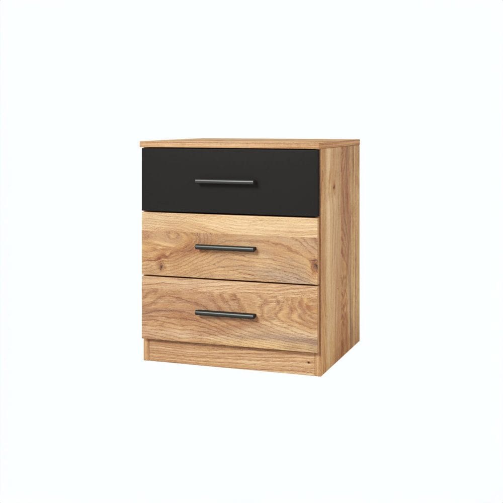 Sängbord Beta med 3 lådor